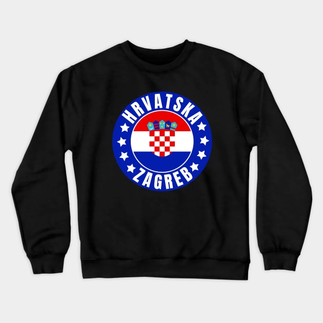 Zagreb Crewneck Sweatshirt by footballomatic